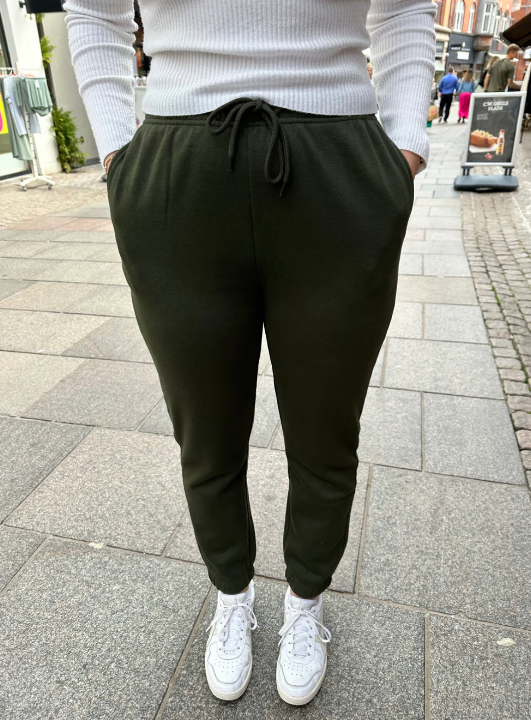 PCCHILLI Sweatpants m. elastik - Rosin